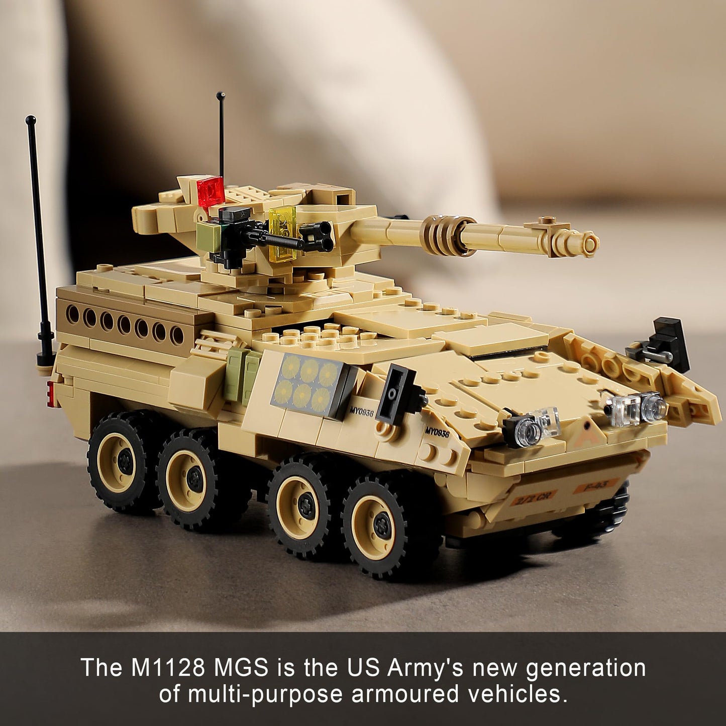 JOYCOLI Boxer & Stryker Military Vehicles Building Sets – 896 Pieces, Lego Compatible, Ages 8+