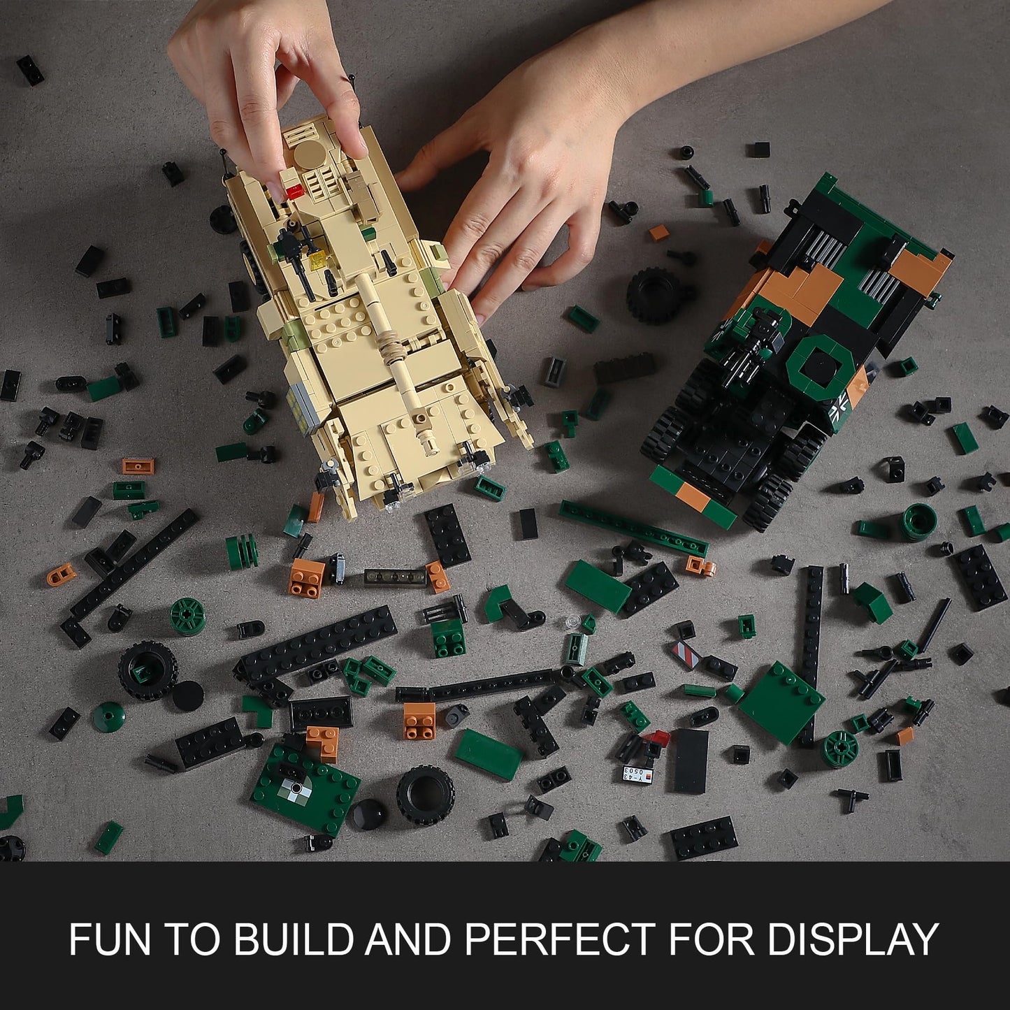 JOYCOLI Boxer & Stryker Military Vehicles Building Sets – 896 Pieces, Lego Compatible, Ages 8+