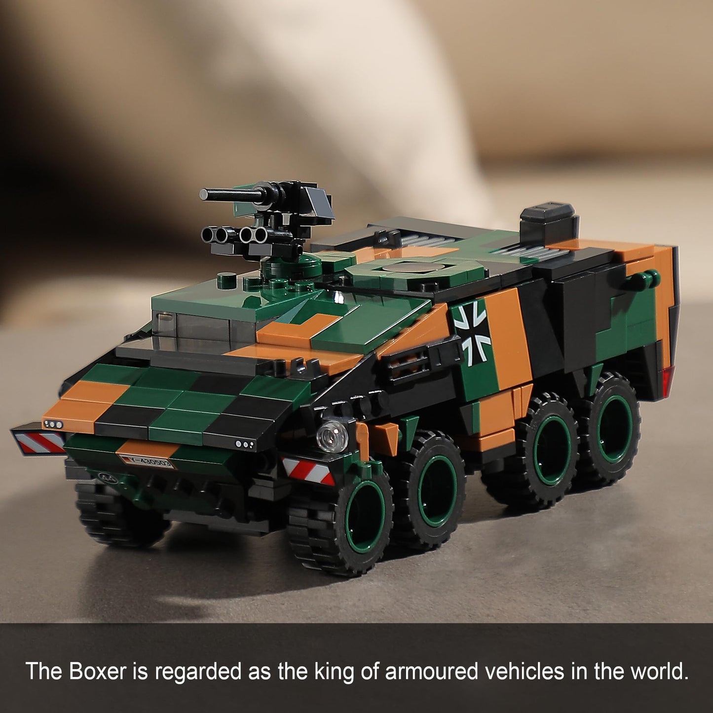 JOYCOLI Boxer & Stryker Military Vehicles Building Sets – 896 Pieces, Lego Compatible, Ages 8+