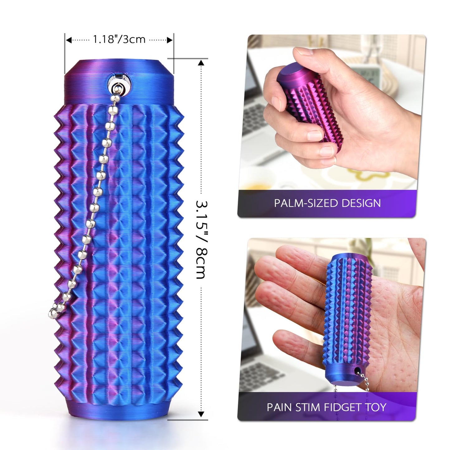 Joyddo Little Ouchies Pain Fidget 4PCS – Spiky Sensory Tools for Focus