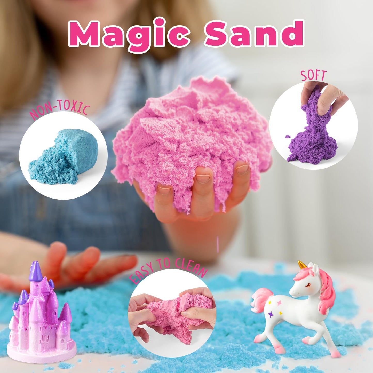 JOYEEMAX Unicorn Light-Up Terrarium Kit for Kids | DIY Unicorn Garden & LED Night Light