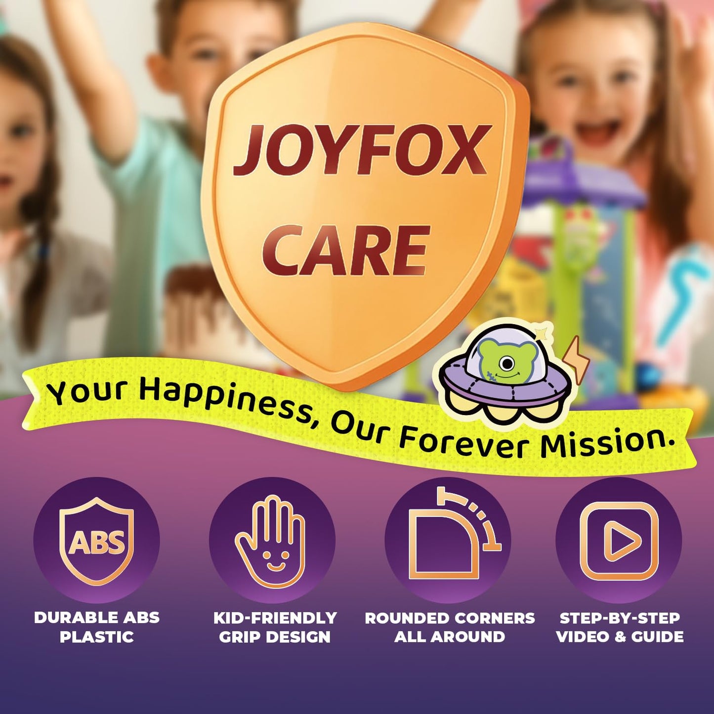 Joyfox Mini Claw Machine for Kids – Monster Theme Plush & Capsule Toys (Ages 3-8)