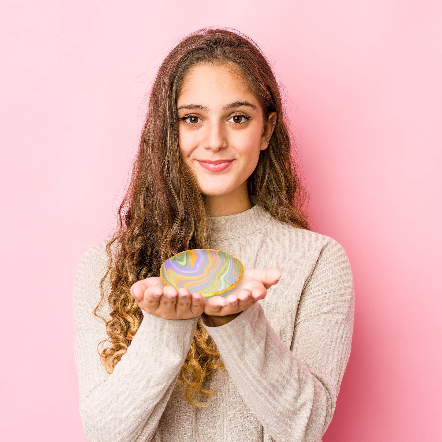 JOiFULi Make Your Own Clay Jewelry Bowls Kit – Arts & Crafts for Girls 8-12