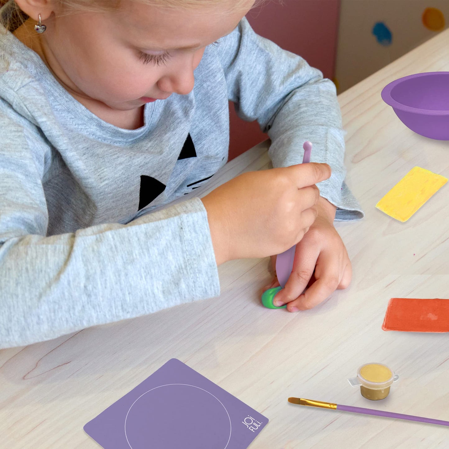 JOiFULi Make Your Own Clay Jewelry Bowls Kit – Arts & Crafts for Girls 8-12