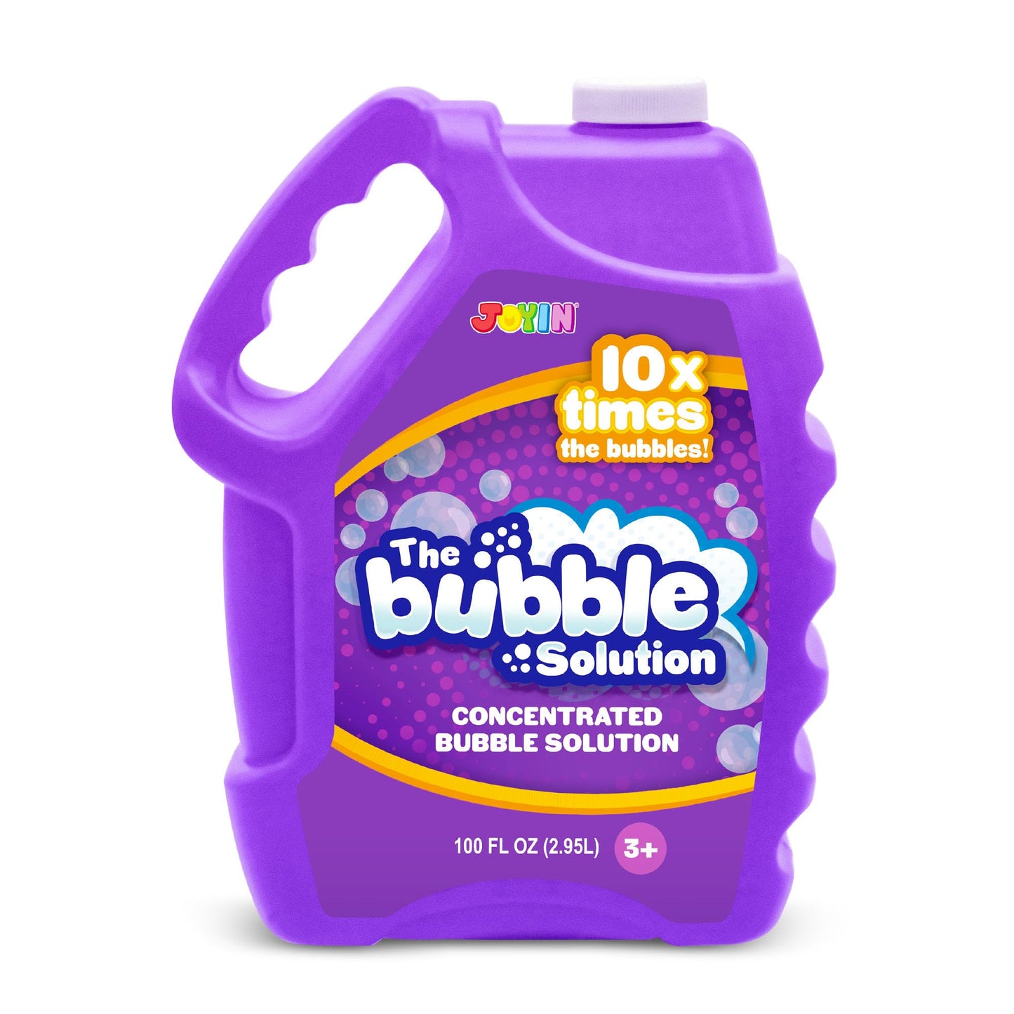 JOYIN 100oz Concentrated Bubble Solution — Giant Bubbles for Parties & Classrooms (Purple)