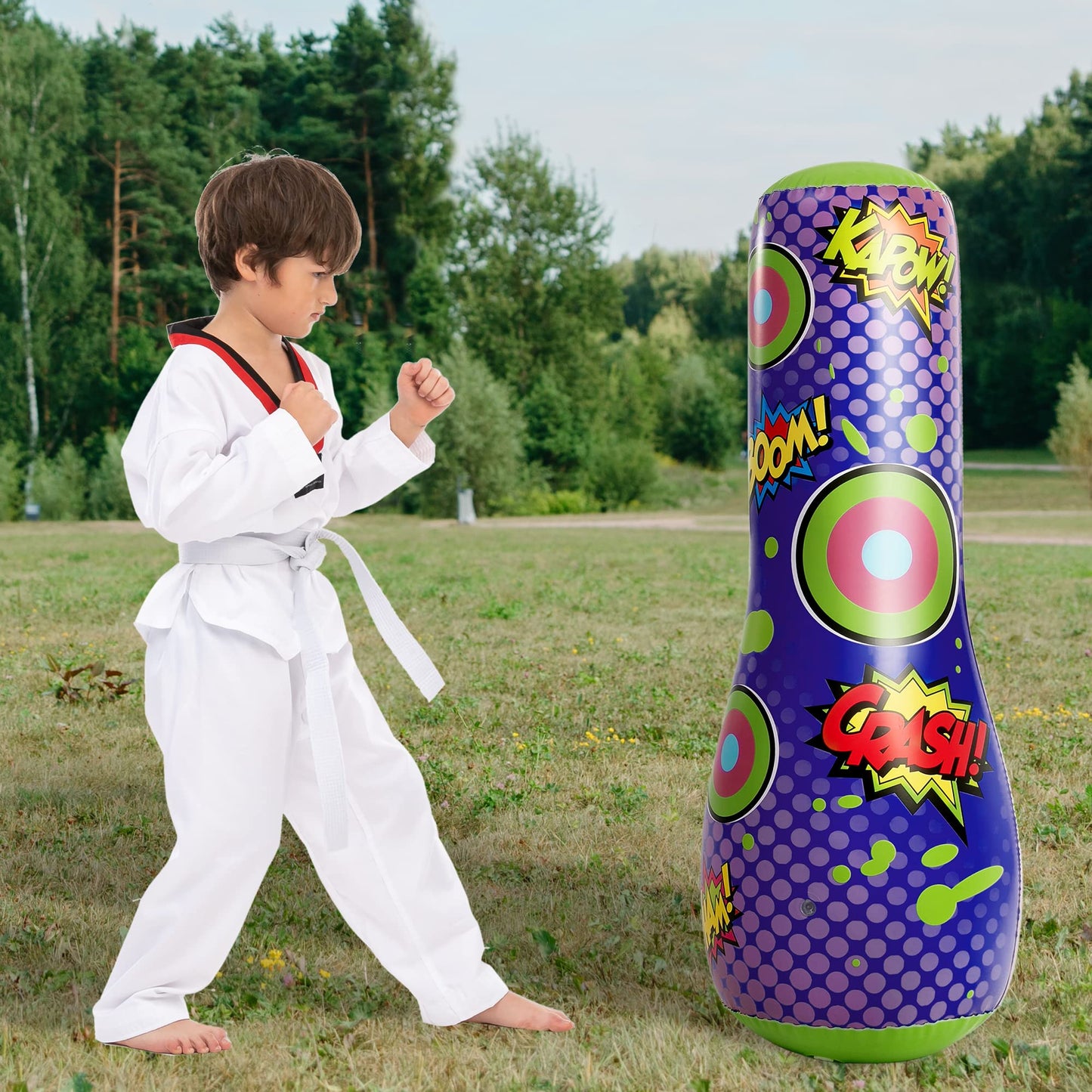 JOYIN 2-Pack Inflatable Bopper 47in – Bounce-Back Kids Punching Bag