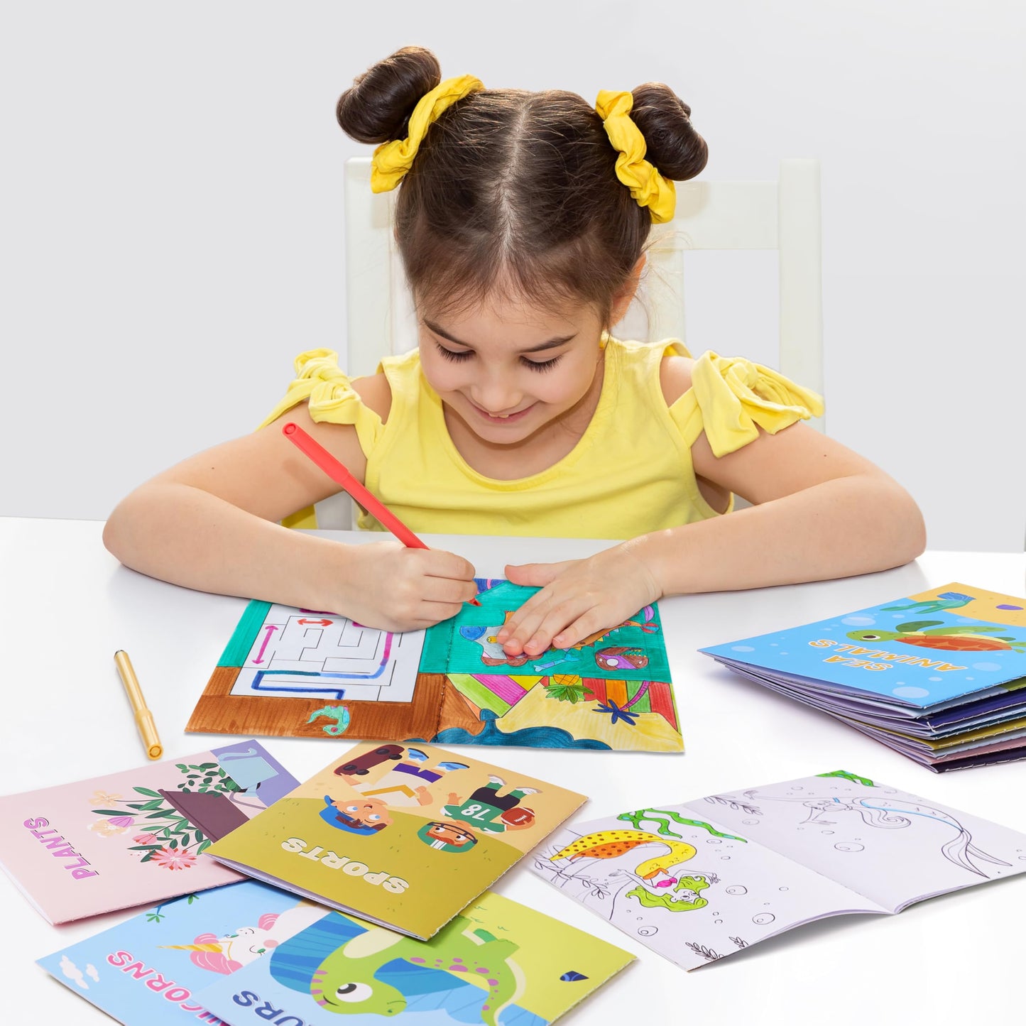 JOYIN 24 Pack Coloring Books for Kids 4-8 | Party Favors, Travel Activities & Classroom Fun