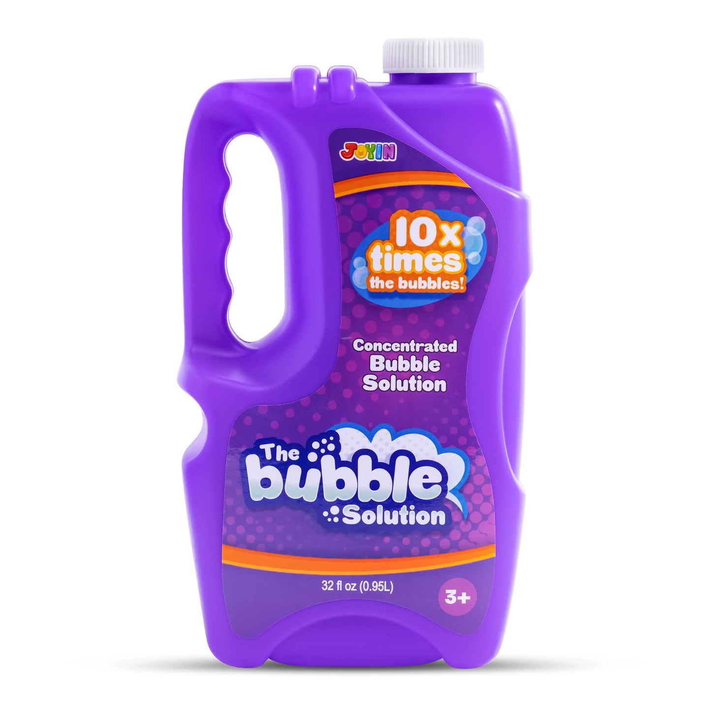 JOYIN 32 oz Bubble Solution Refill — Concentrated, Non-Toxic for Bubble Machines, Wands & Outdoor Fun (Purple)