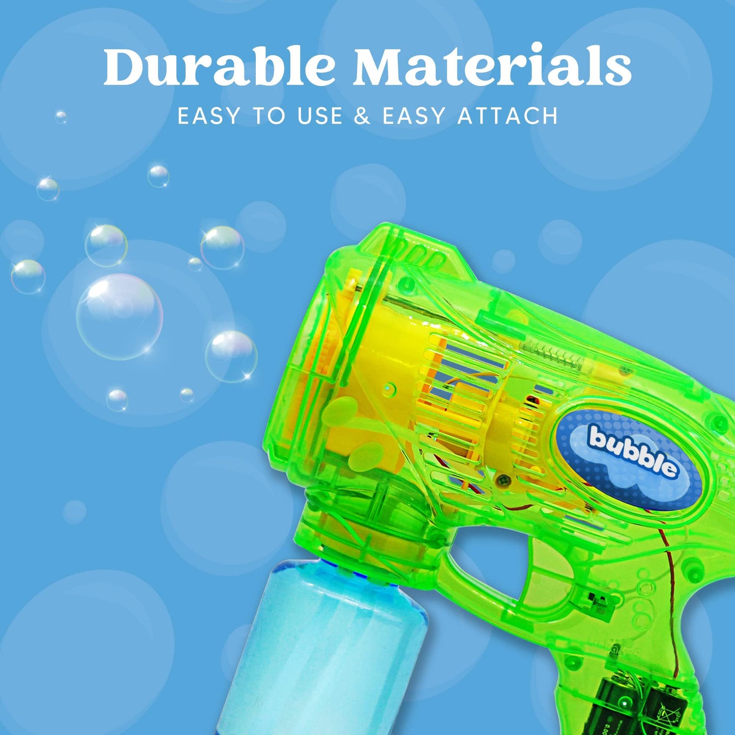 JOYIN 2 Bubble Guns Blaster Kit – Dual Bubble Makers for Parties & Play
