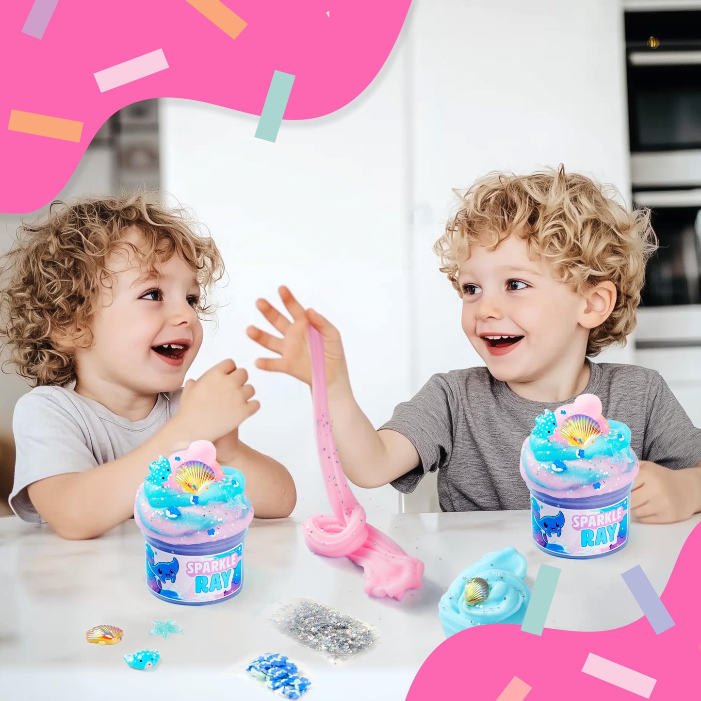 JOYIN Cloudfin Manta Ray Slime – 8 oz Soft, Mess-Free Kids’ Party Favors