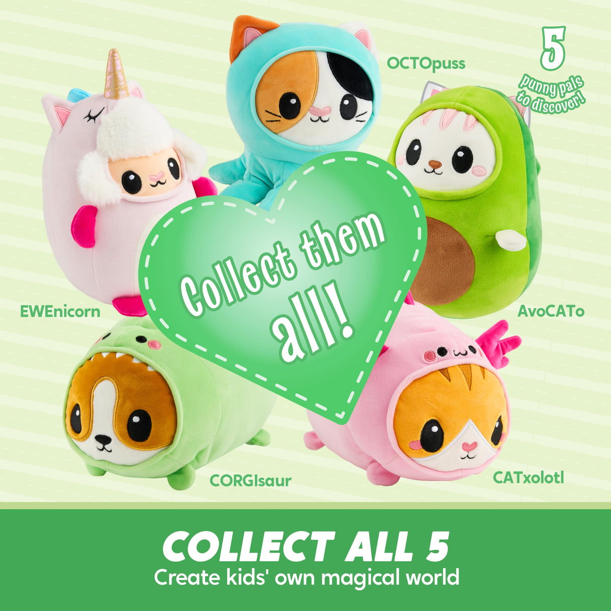 JOYIN CORGISAUR Plush – 11-Inch Cute Dinosaur-Corgi Hybrid Pillow for Kids & Adults