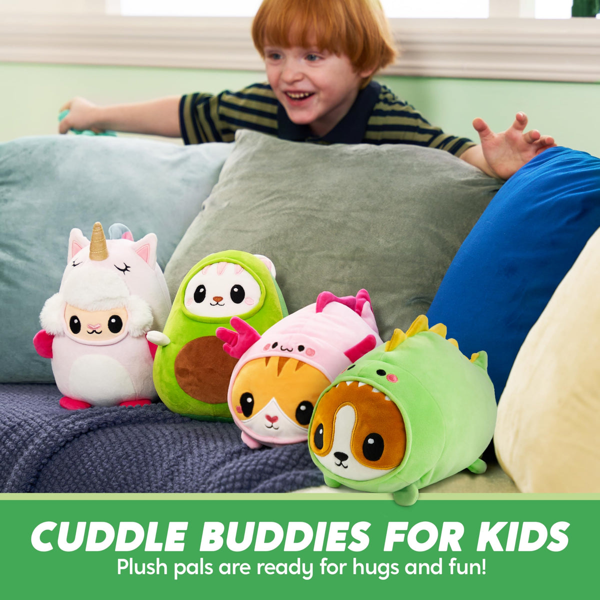 JOYIN CORGISAUR Plush – 11-Inch Cute Dinosaur-Corgi Hybrid Pillow for Kids & Adults