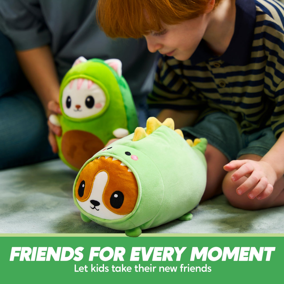 JOYIN CORGISAUR Plush – 11-Inch Cute Dinosaur-Corgi Hybrid Pillow for Kids & Adults