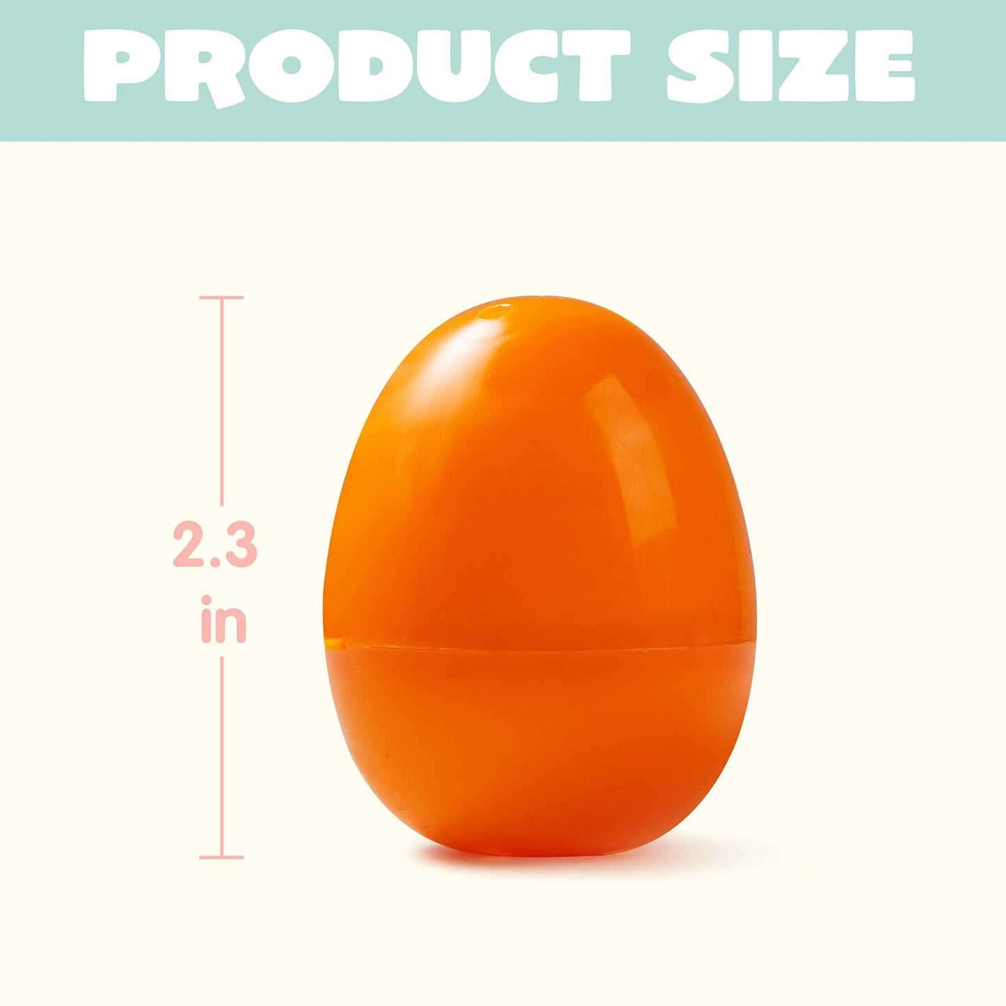 JOYIN 25PCS Plastic Easter Eggs – Colorful 2.3-Inch Fillable Eggs with 6 Golden Eggs for Easter Hunts & Party Favors