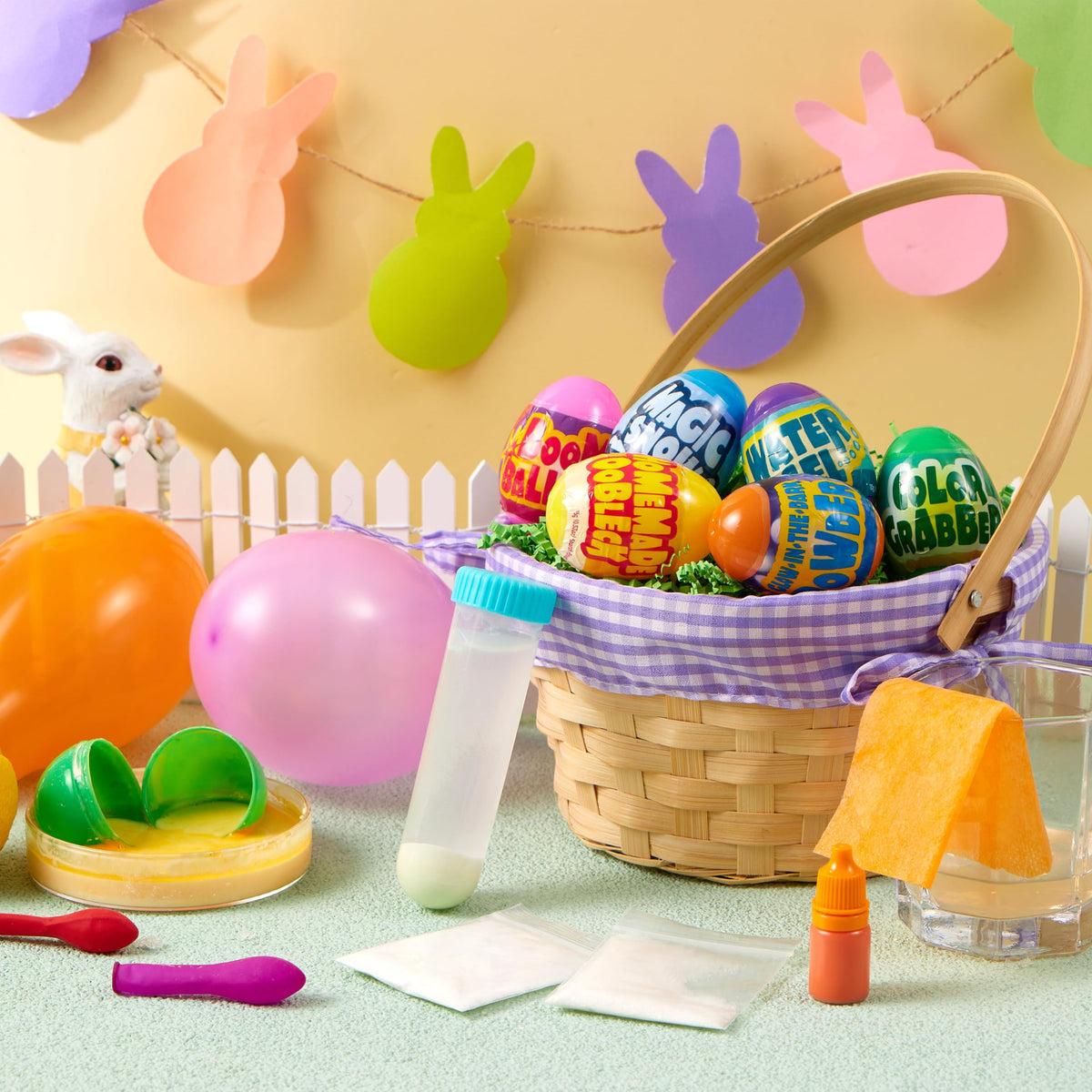 JOYIN 6pcs Prefilled Easter Eggs with Toys – Easter STEM Kits