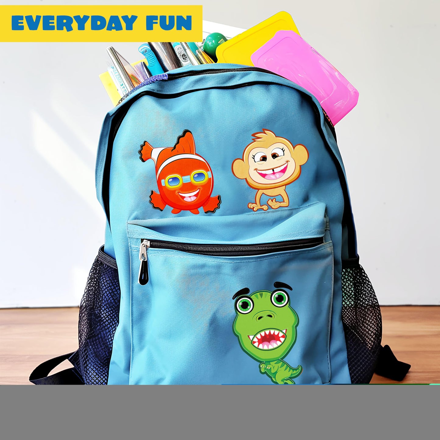 JOYIN Make a Face Stickers for Kids - 24 Sheets 9x6 | Unicorn, Dinosaur, Sea & Safari Animals | Party Favors & Classroom Activities