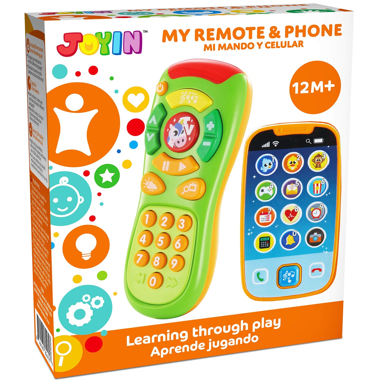 JOYIN Baby Toy Phone & Remote – Music & Learning Toys for Babies