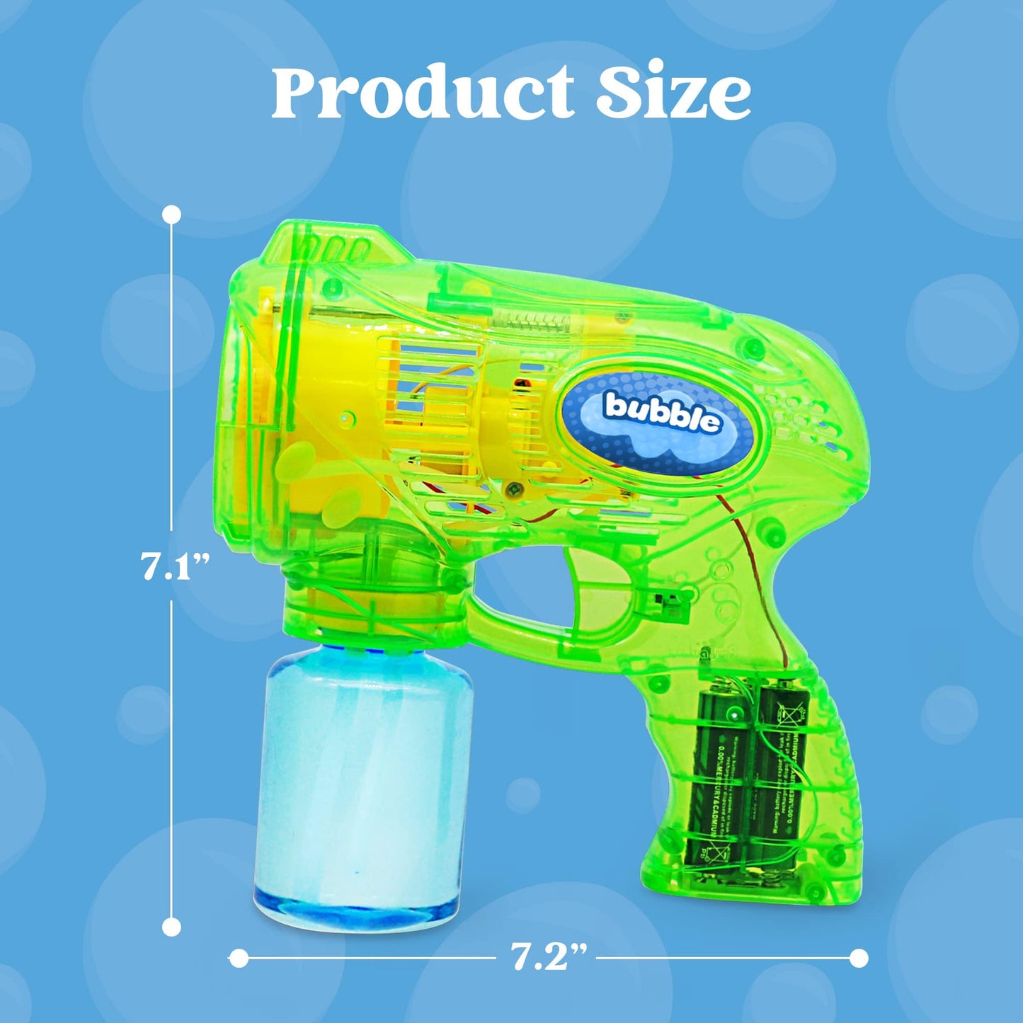 JOYIN 2 Bubble Guns Blaster Kit – Dual Bubble Makers for Parties & Play