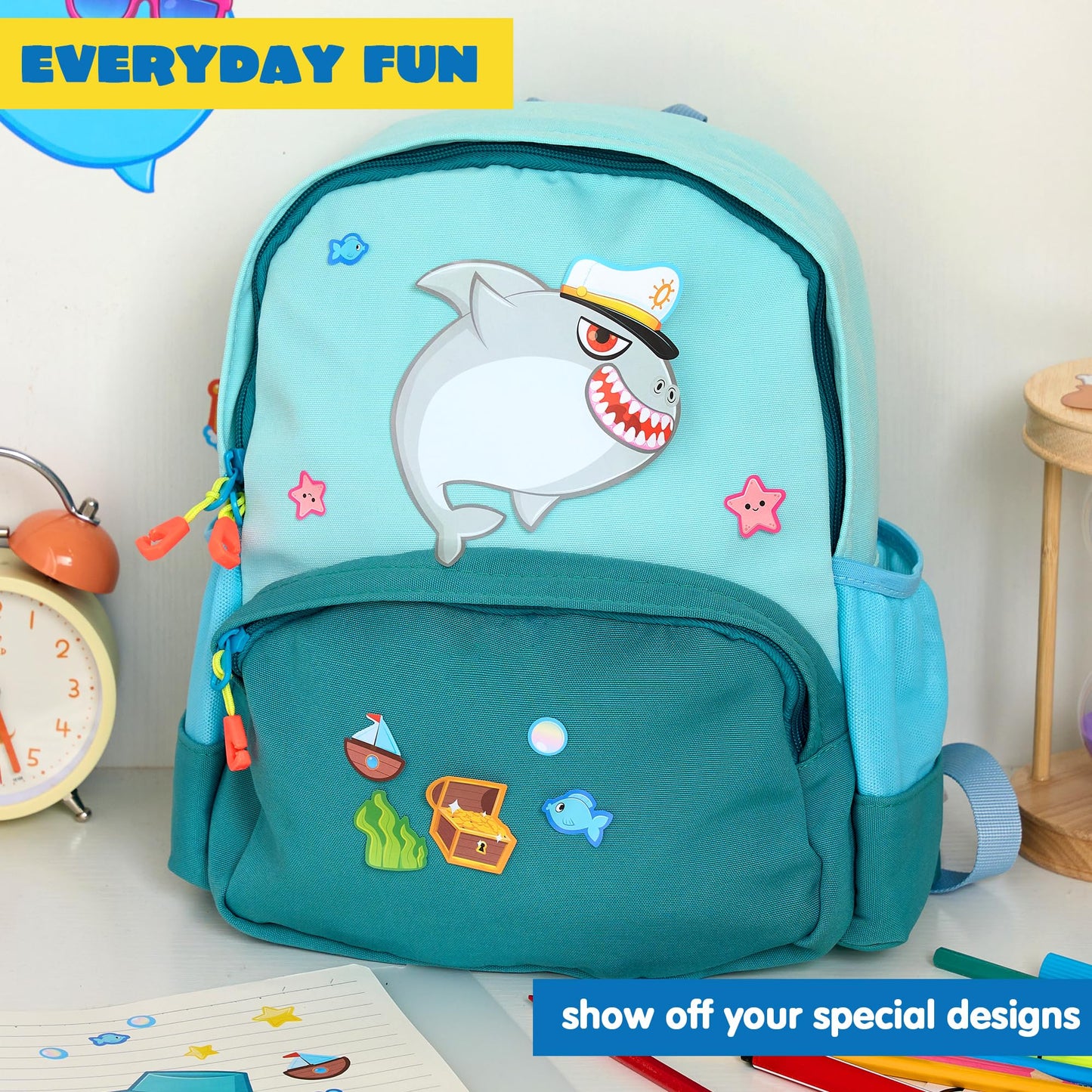 JOYIN 24PCS Make a Face Sea Stickers for Kids – Ocean Animal Party Favors & Crafts