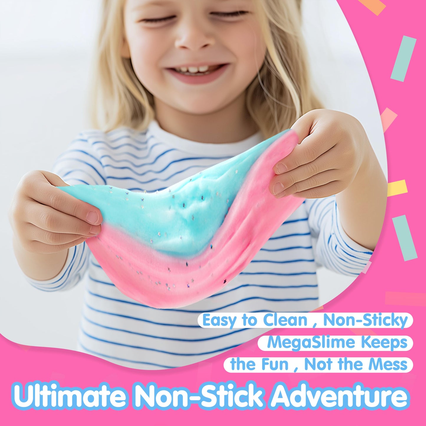 JOYIN Cloudfin Manta Ray Slime – 8 oz Soft, Mess-Free Kids’ Party Favors