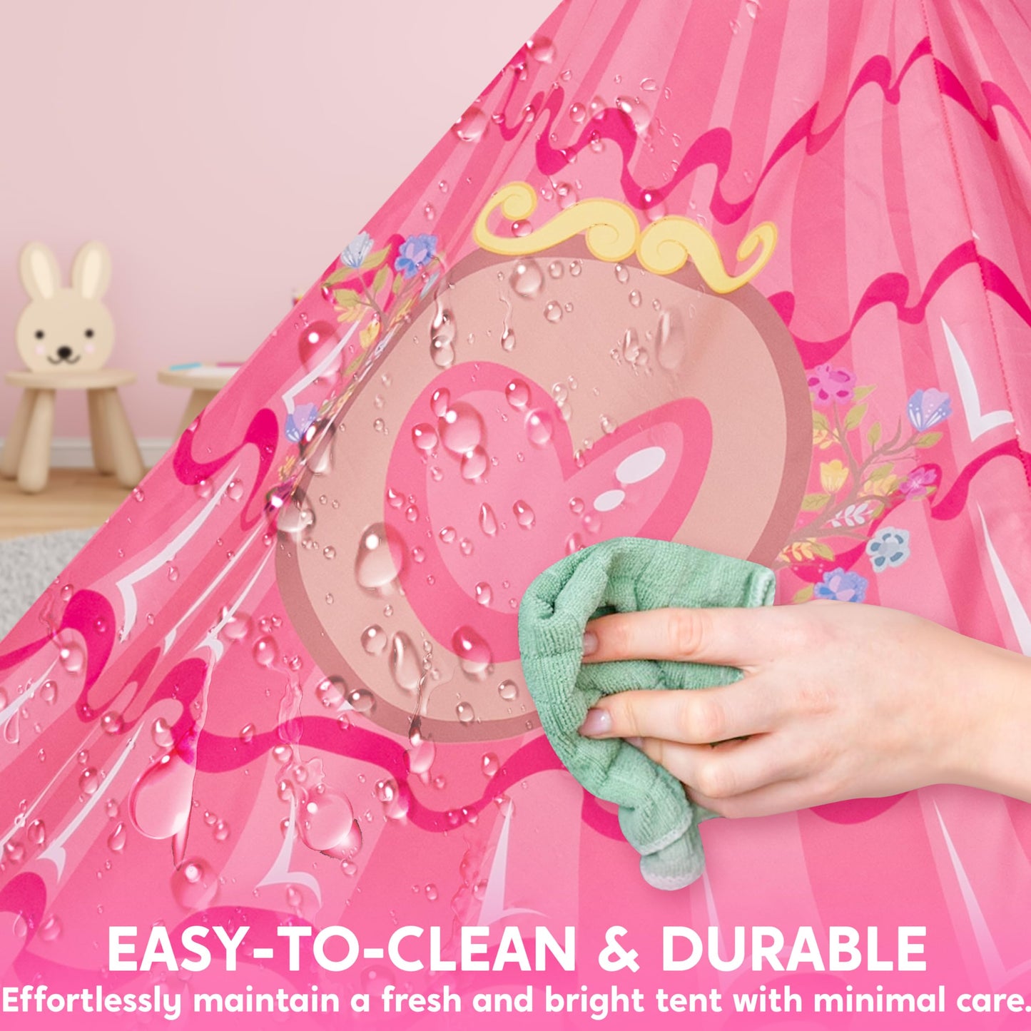 JOYIN Princess Tent Castle Playhouse for Kids | Pop-Up Indoor & Outdoor Play Tent