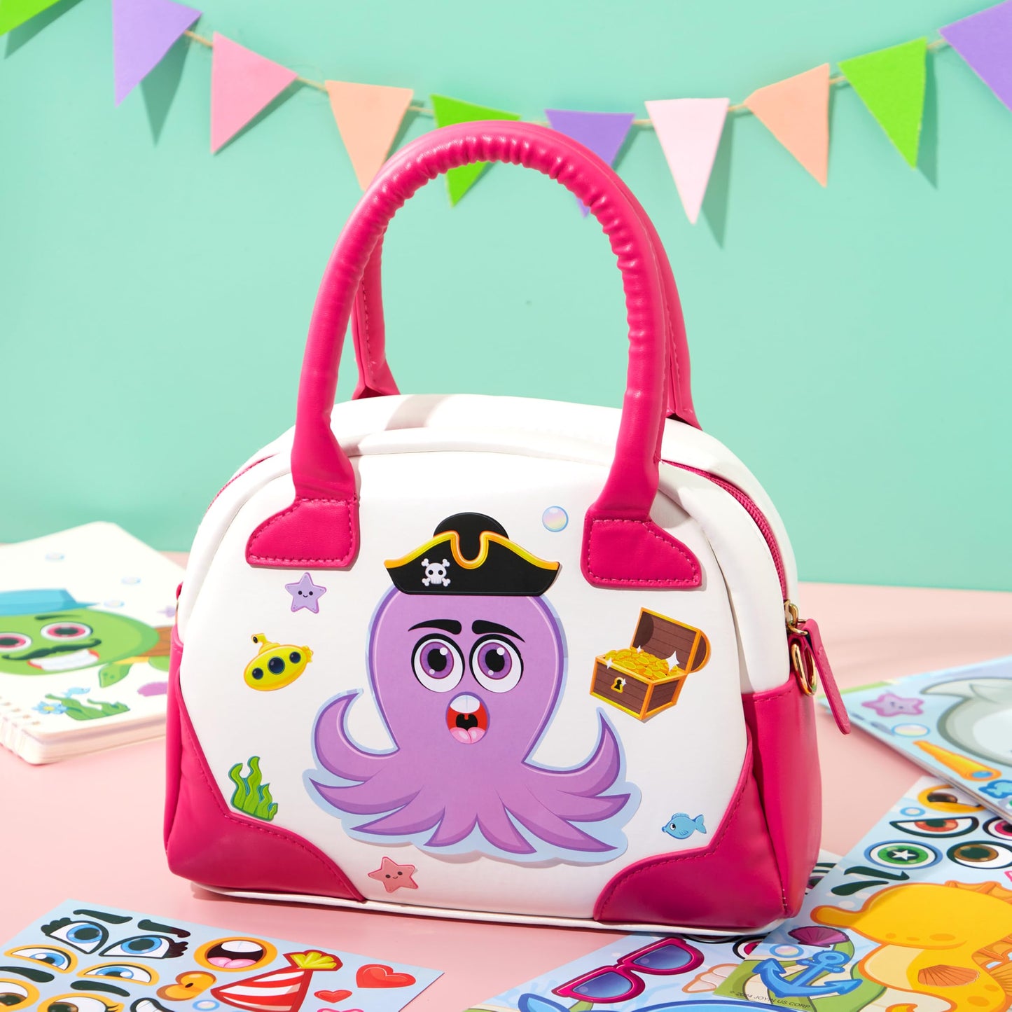 JOYIN 36 Pcs Sea Animals Make a Face Stickers – Ocean-Themed Kids Crafts & Party Favors