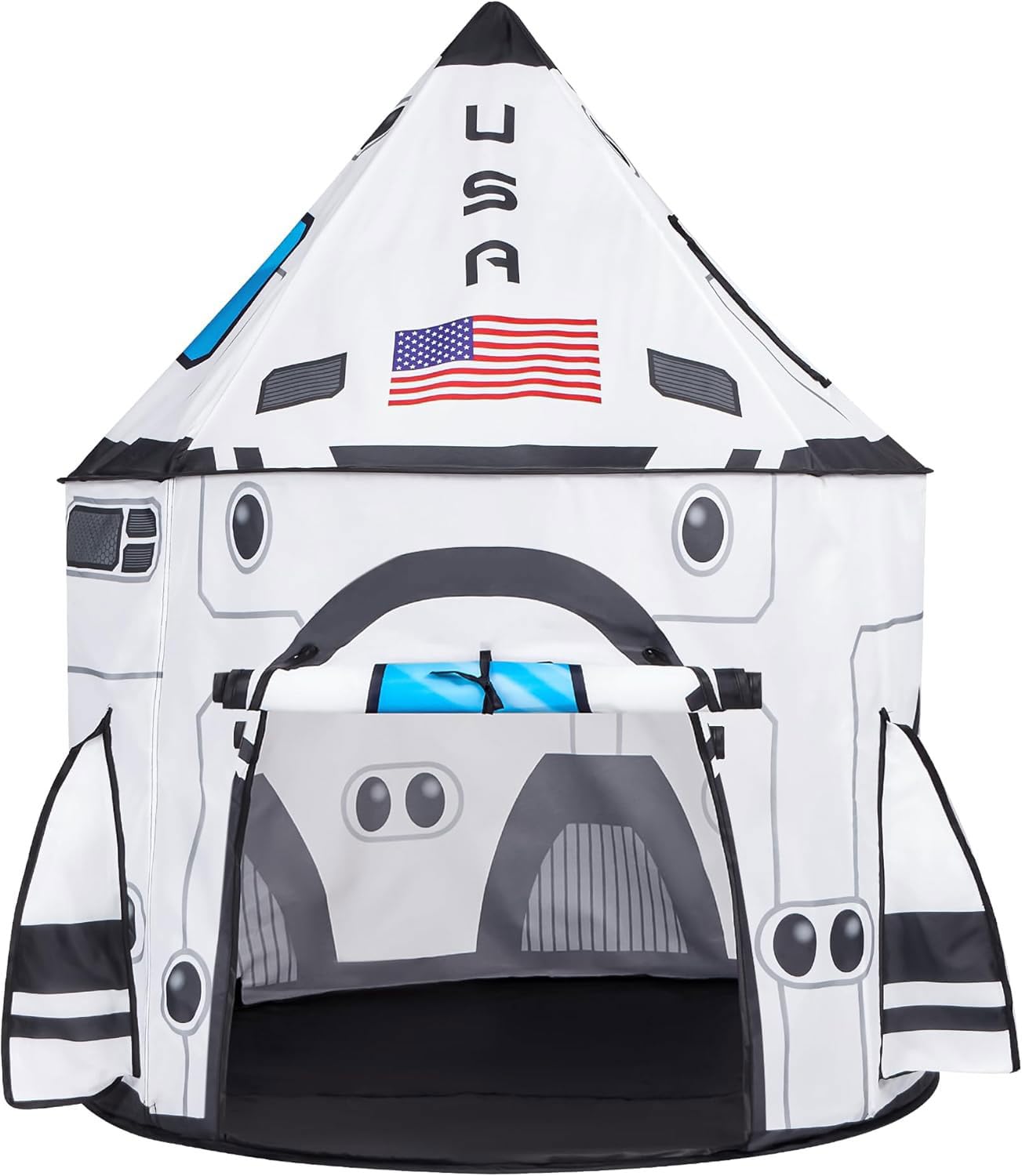JOYIN Rocket Ship Play Tent – Pop-Up Kids Playhouse for Indoor and Outdoor Fun