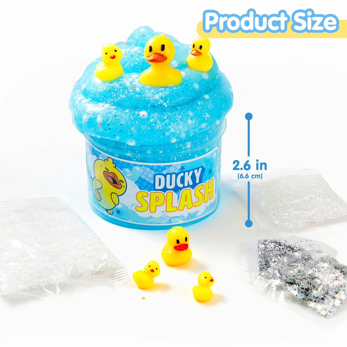 JOYIN Slime Party Favors – Bubble Bath Duck Slime, 8 oz, Non-Sticky & Mess-Free