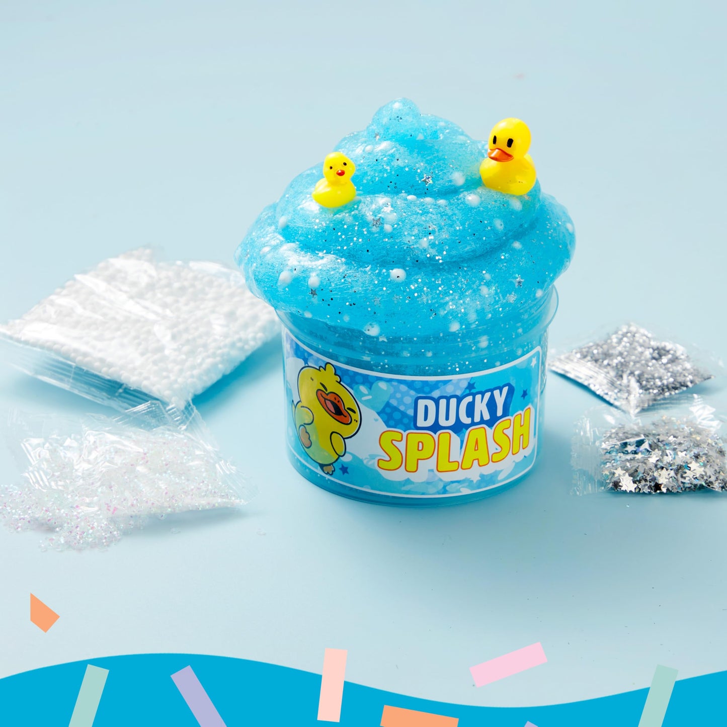 JOYIN Slime Party Favors – Bubble Bath Duck Slime, 8 oz, Non-Sticky & Mess-Free