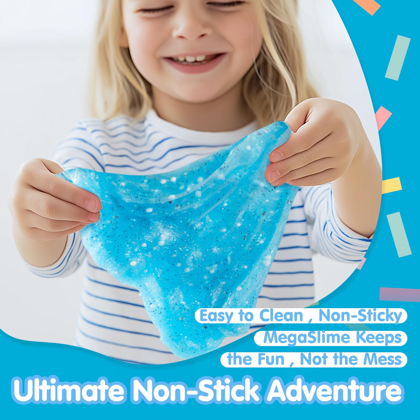 JOYIN Slime Party Favors – Bubble Bath Duck Slime, 8 oz, Non-Sticky & Mess-Free