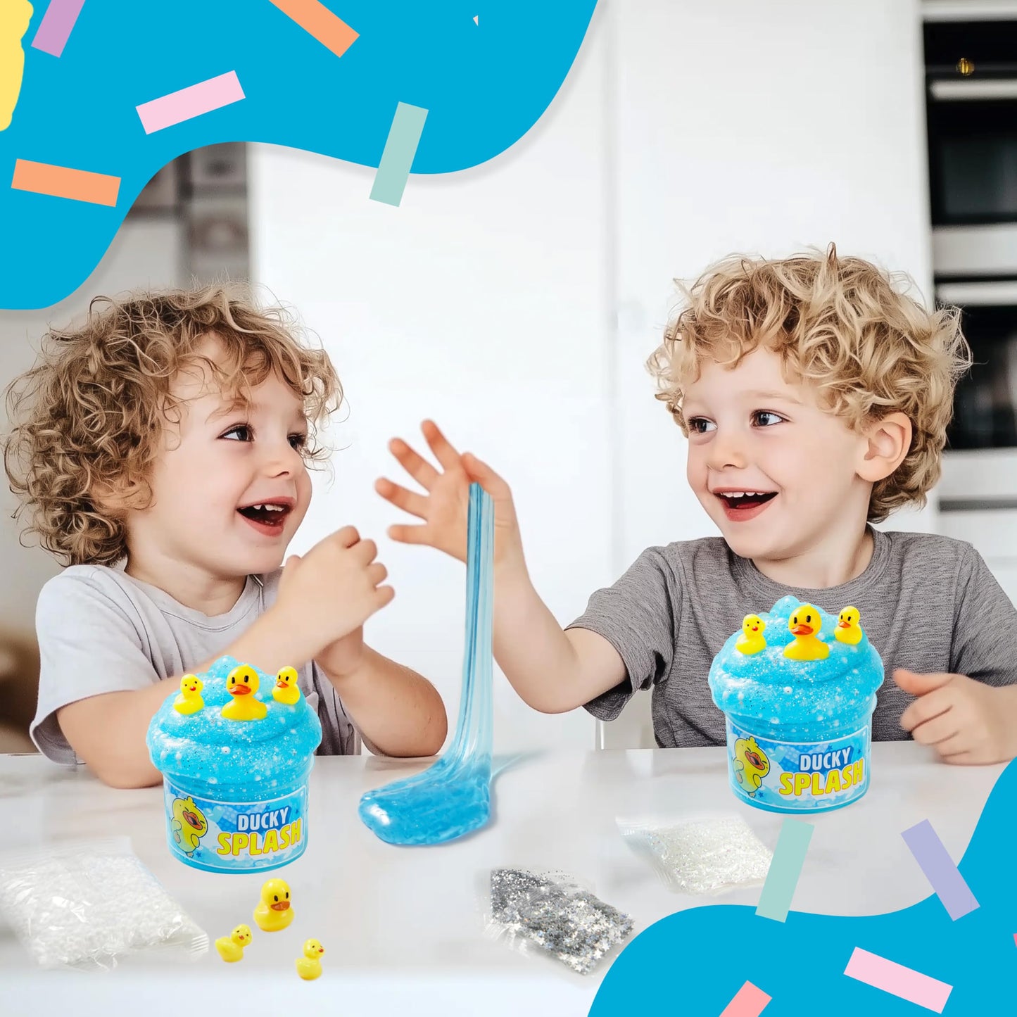 JOYIN Slime Party Favors – Bubble Bath Duck Slime, 8 oz, Non-Sticky & Mess-Free