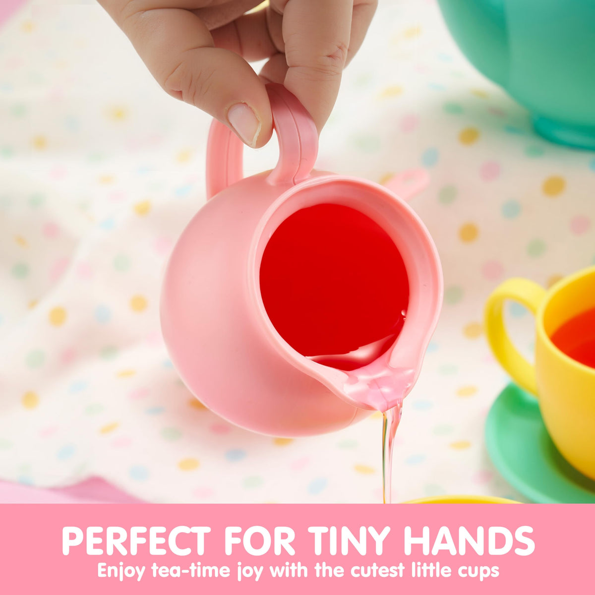 JOYIN 18PCS Pretend Tea Party Set – BPA Free, Phthalates Free | Kids Tea Party Toy Set by JOYIN