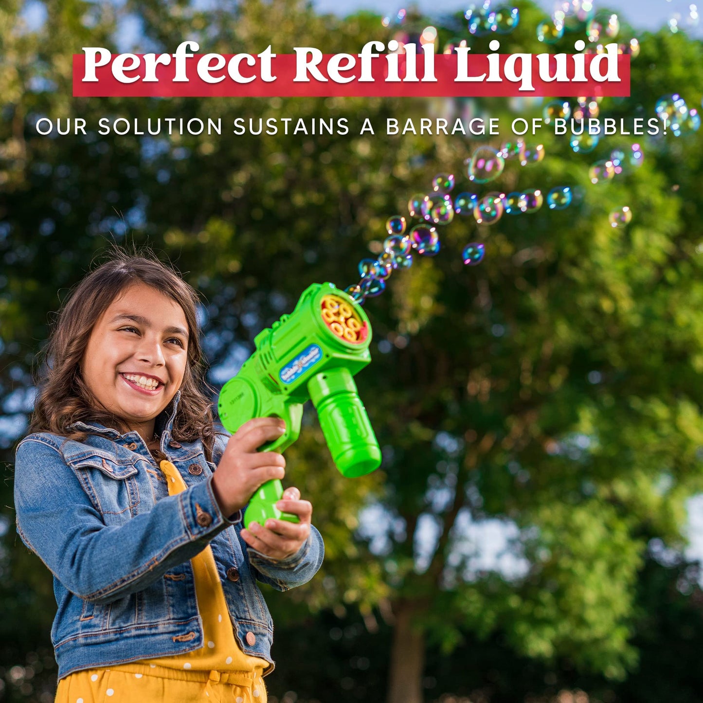 JOYIN 64oz Bubble Refill — 2 Bottles for Bubble Machines & Toys
