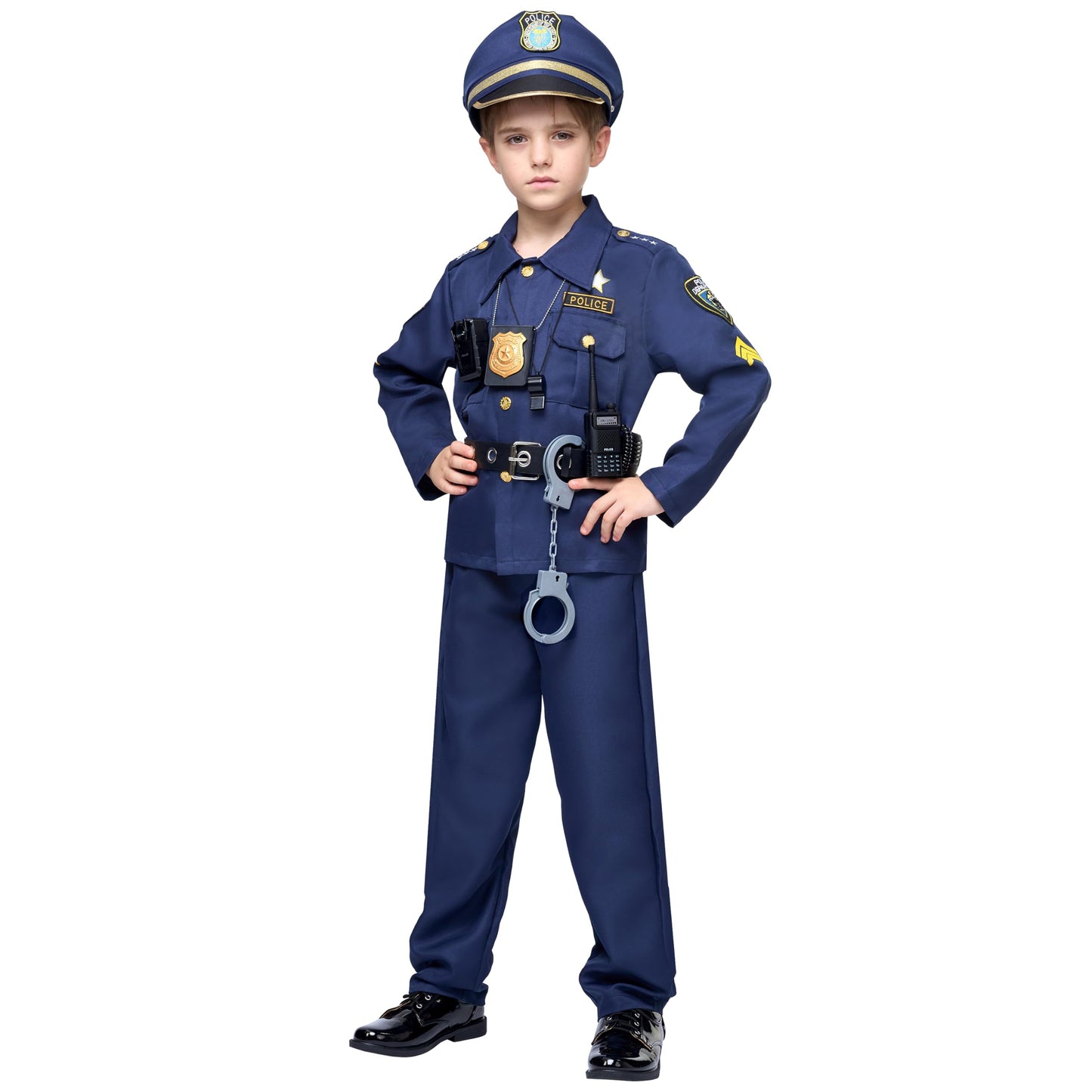 JOYIN Toy Police Costume for Kids – Toddler to 14, Hat & Accessories
