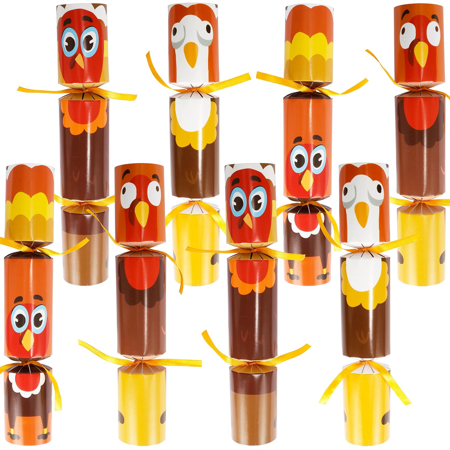 JOYIN 8-Pack Thanksgiving No-Snap Party Favors – Turkey Style Party Games & Gifts