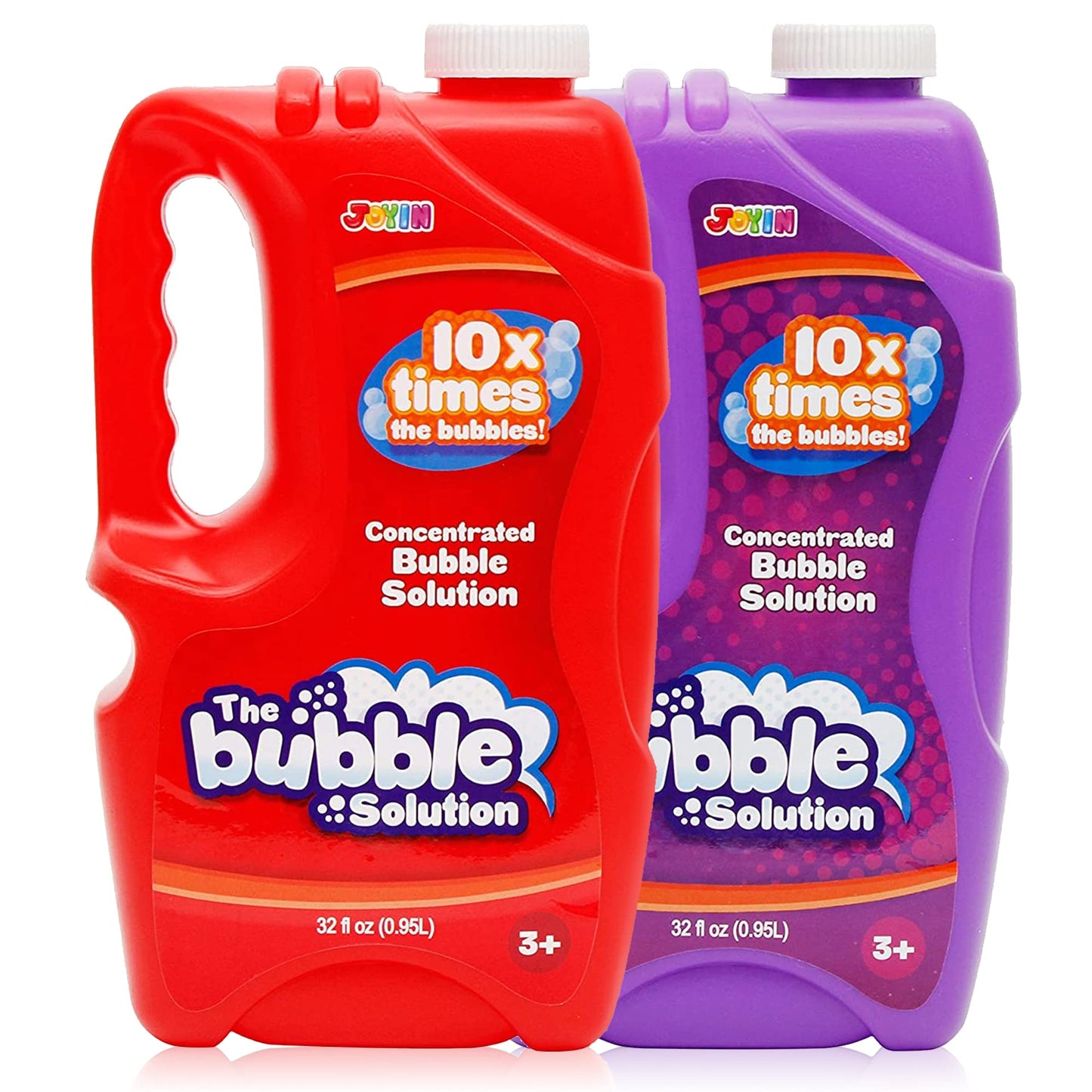 JOYIN 64 oz Bubble Solution Refill — 2 Bottles for Bubble Machines, Wands & Guns