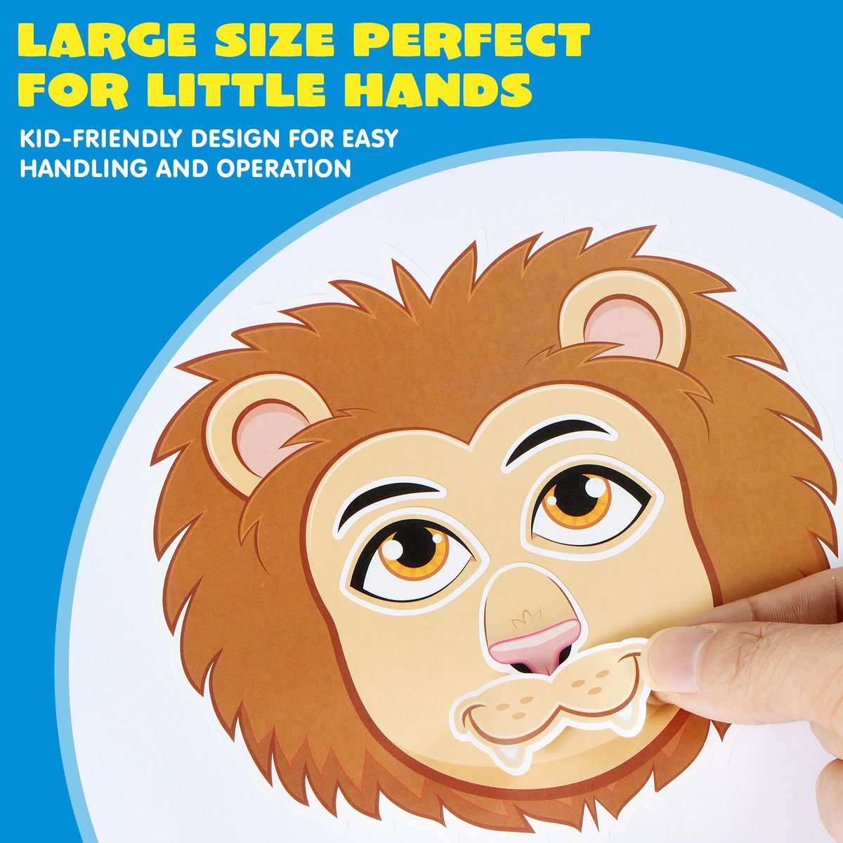 JOYIN 36 Sheets Make a Face Stickers for Kids – Unicorn, Dinosaur, Sea & Safari Animals | Party Favors & Crafts