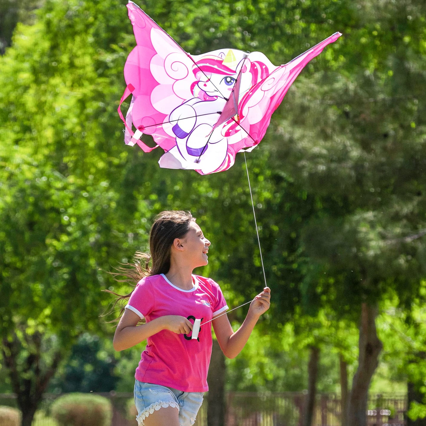 JOYIN 43.3 inch Giant Unicorn Kite — Easy to Fly for All Ages