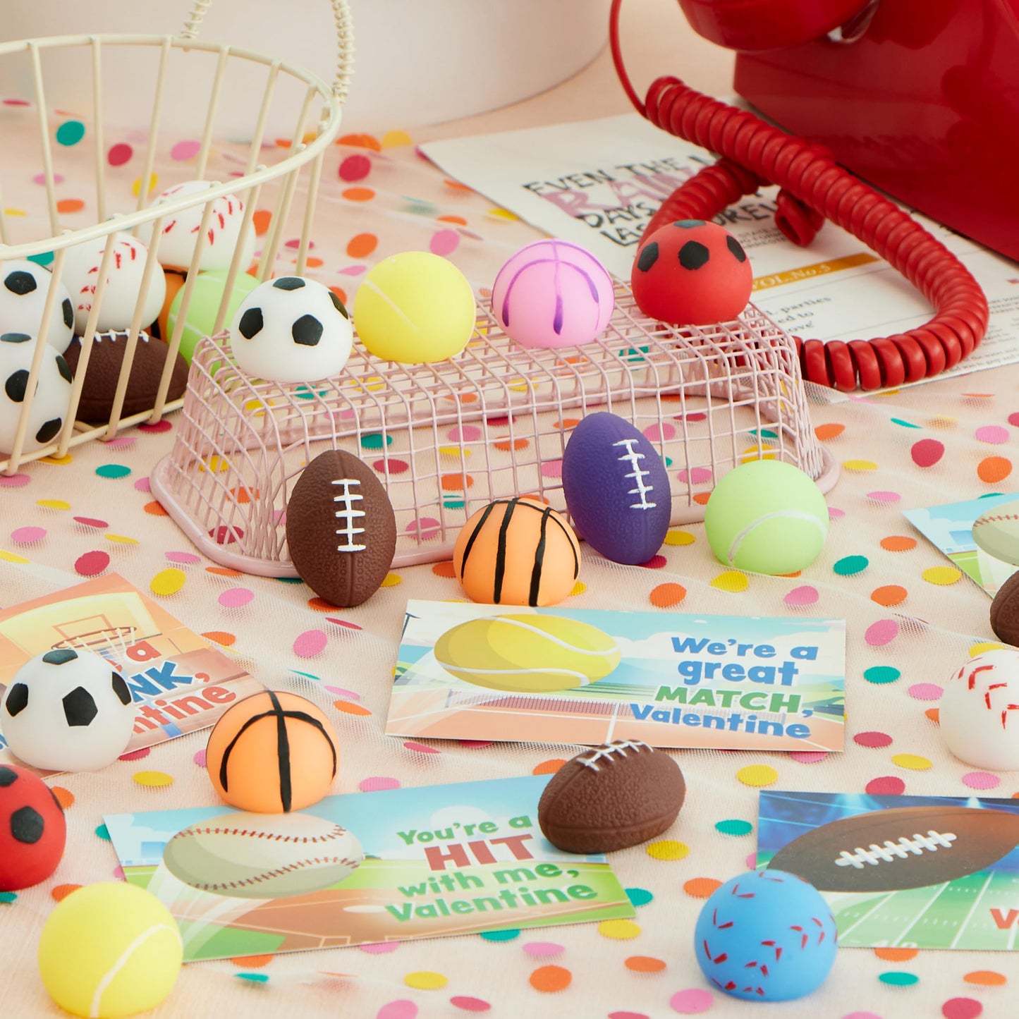 JOYIN 28-Pack Valentines Day Mochi Squishy Gift Cards for Kids