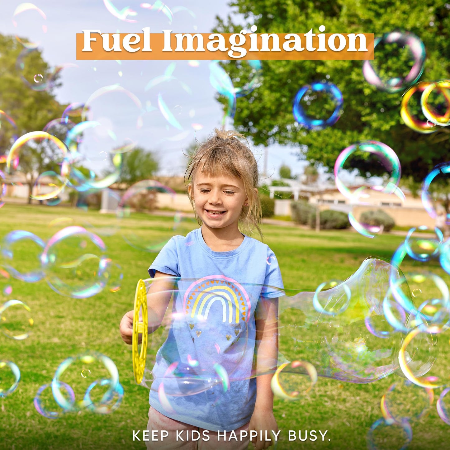 JOYIN 29-Pcs Big Bubble Wands Set — Giant Bubbles for Outdoor Play & Parties