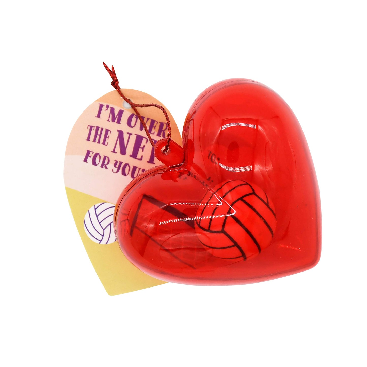 JOYIN 28-Pack Kids Valentine Sports Bouncy Balls with Heart Cases & Valentine Cards