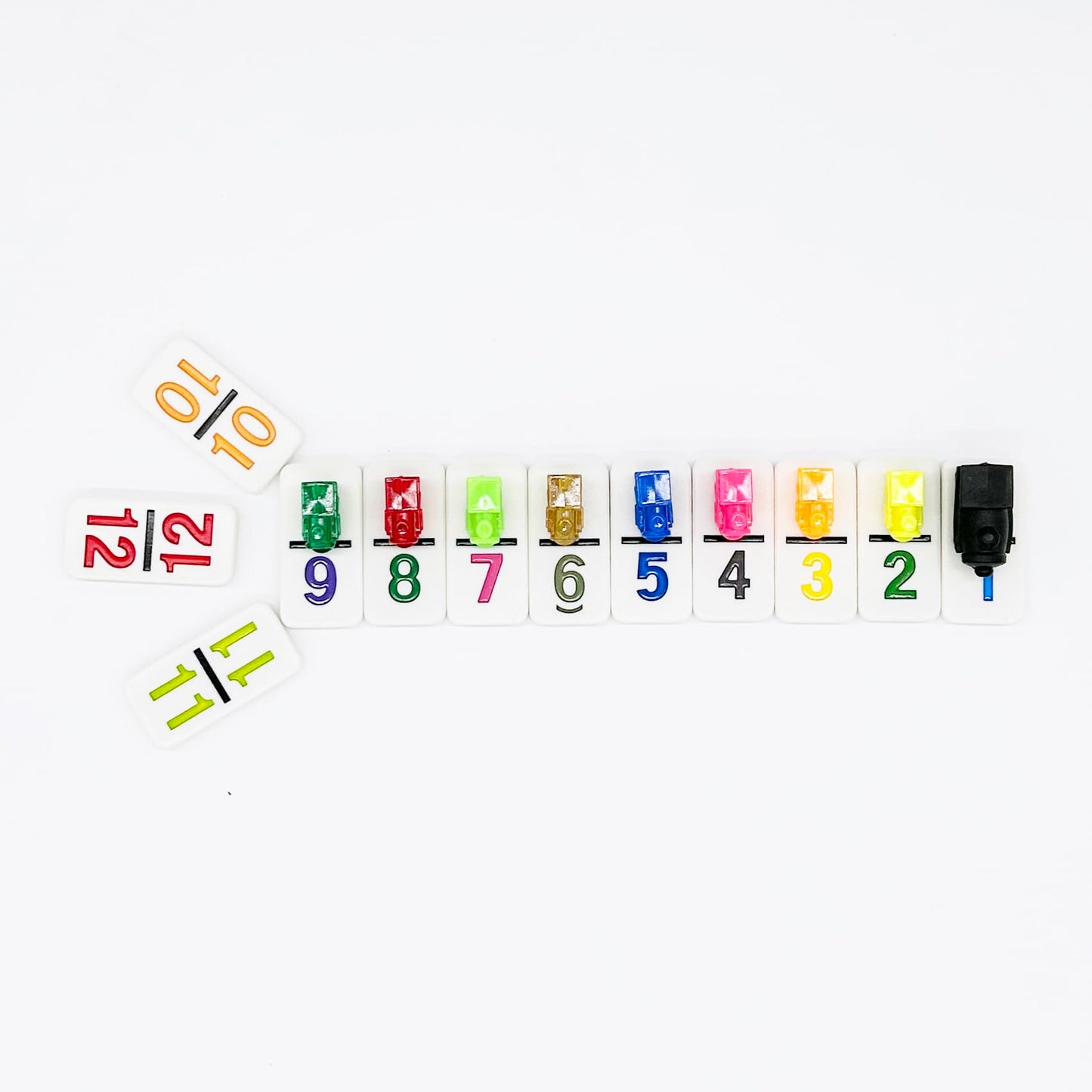 JOYOUSLIFE Mexican Train Dominoes – Double 12 Set with Aluminum Case for Family Fun