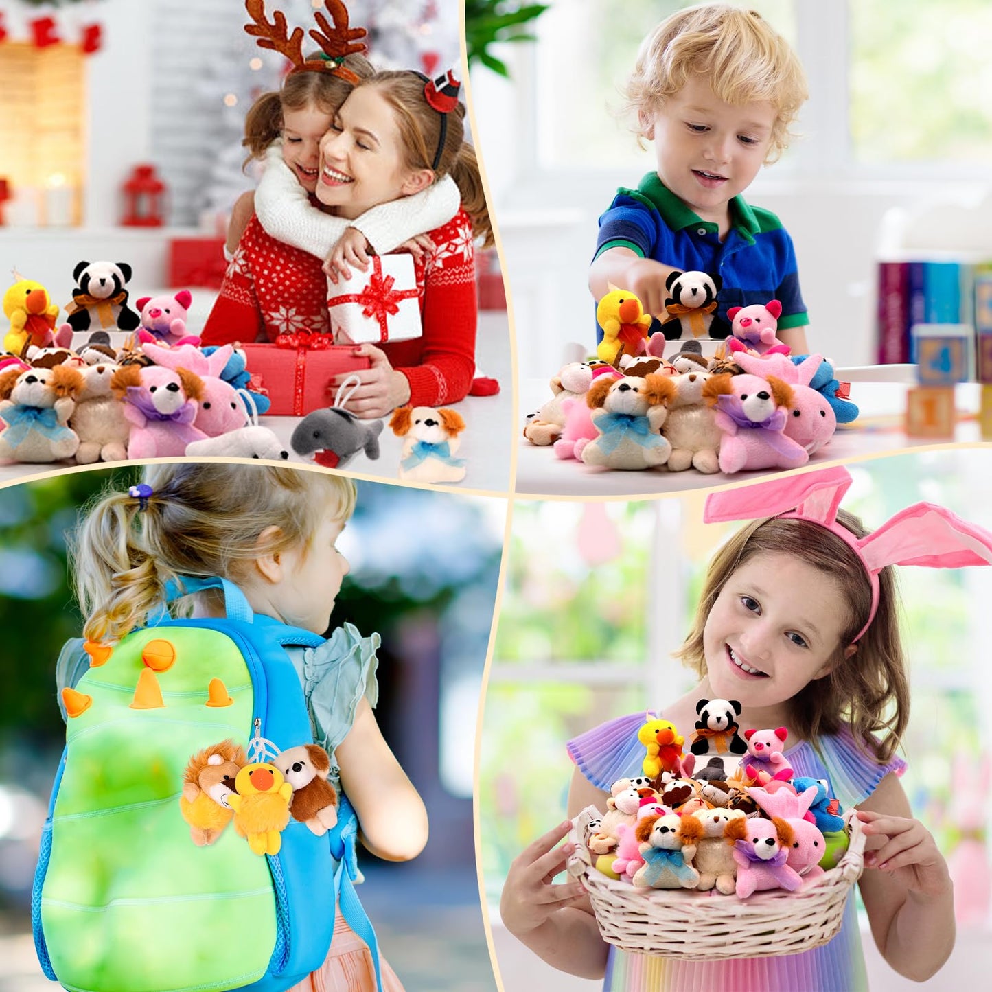 JoyRapt 36-Pack Small Stuffed Animals – Party Favors & Classroom Prizes (2.3 to 3.5 inches)