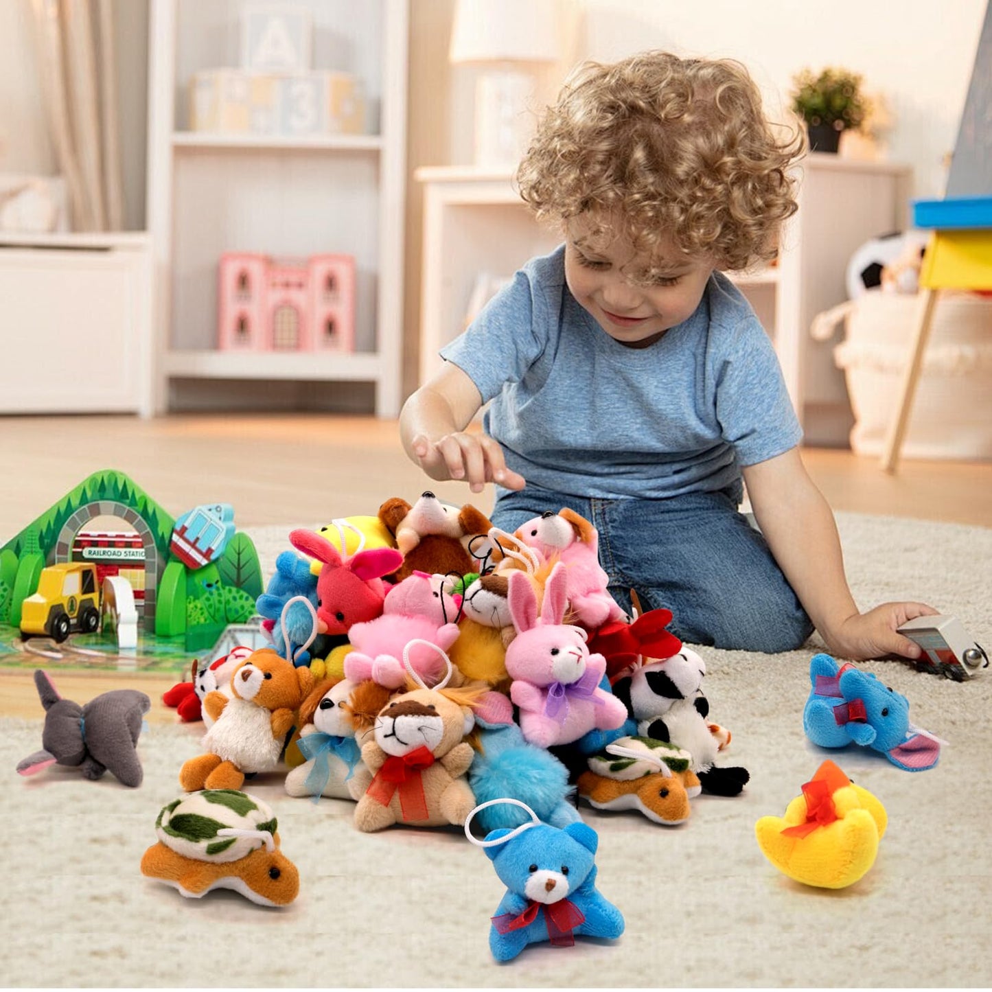 JoyRapt 36-Pack Small Stuffed Animals – Party Favors & Classroom Prizes (2.3 to 3.5 inches)