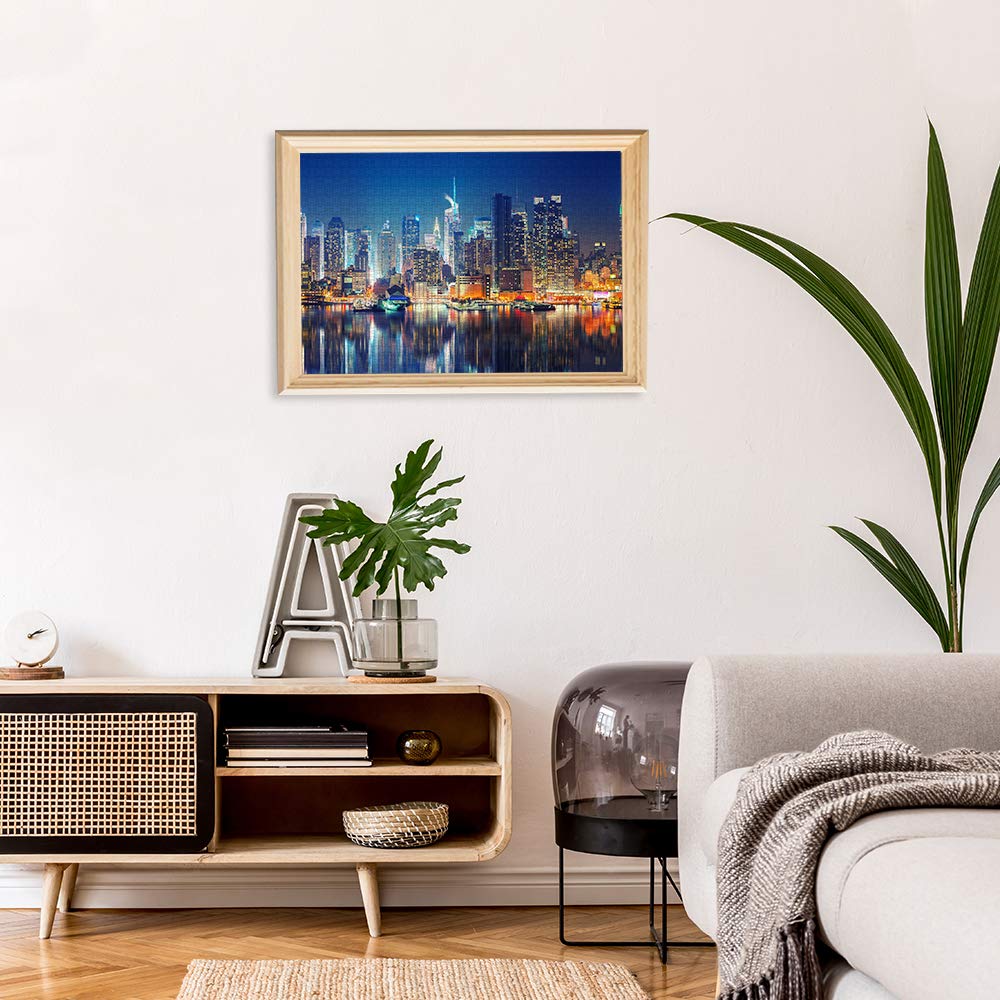 Joyshare NYC Skyline 1000-Piece Jigsaw Puzzle for Adults – Includes Poster (50×70 cm)