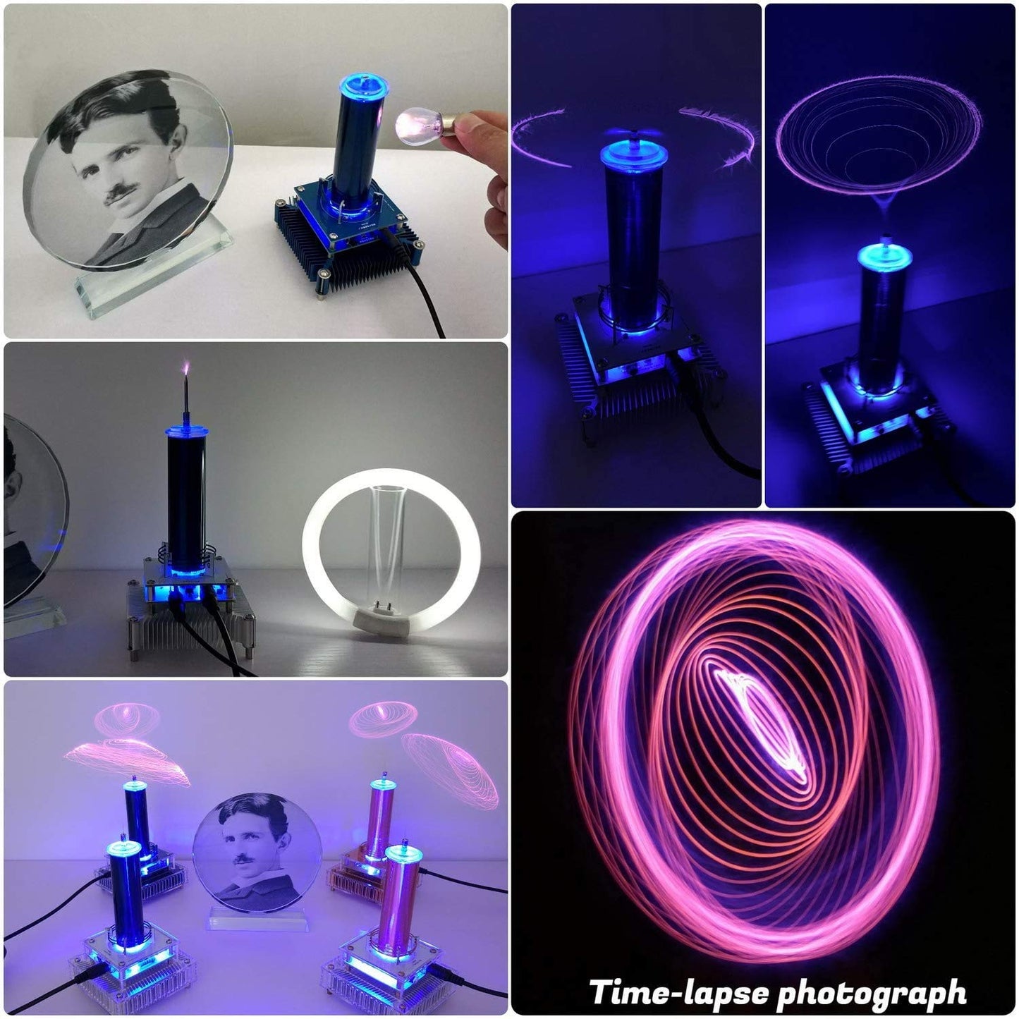 Joytech Bluetooth Music Tesla Coil Arc Loudspeaker YS01B – Wireless Desktop STEM Toy