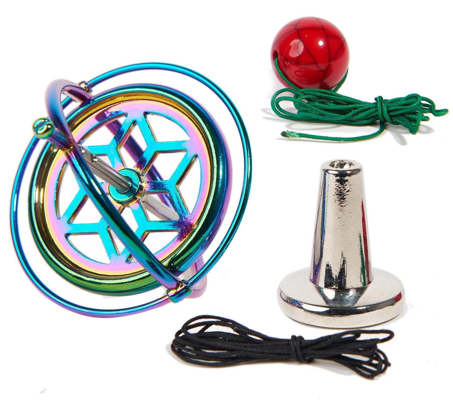 Joytech JA05 Precision Gyroscope — Metal Anti-Gravity Spinner (Colorful Finish)
