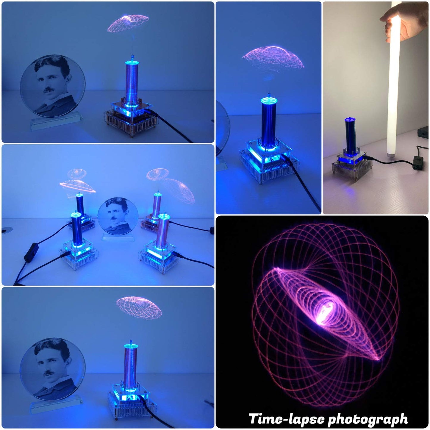 Joytech Music Tesla Coil Arc Plasma Loudspeaker – Acrylic Base (YS01)