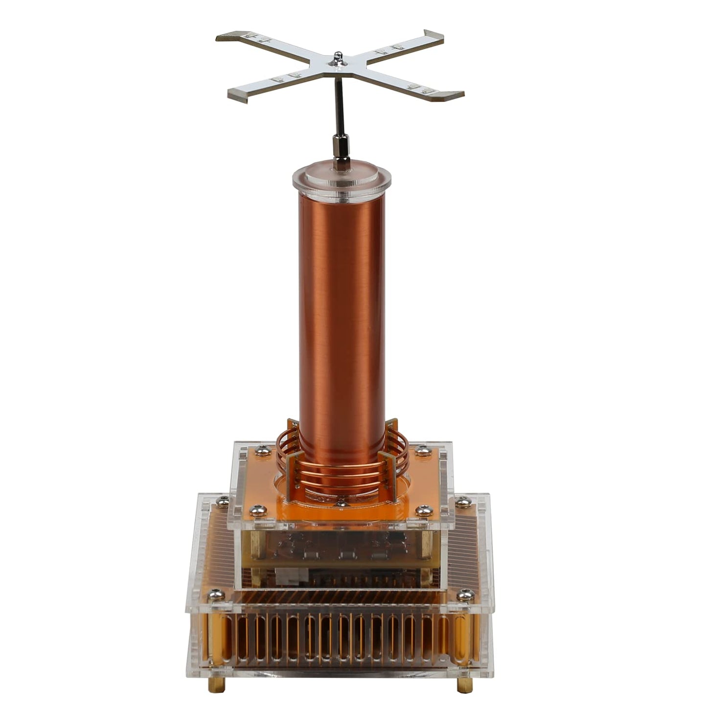 Joytech YS04 Music Tesla Coil with Acrylic Base – Wireless Loudspeaker & Desktop STEM Toy