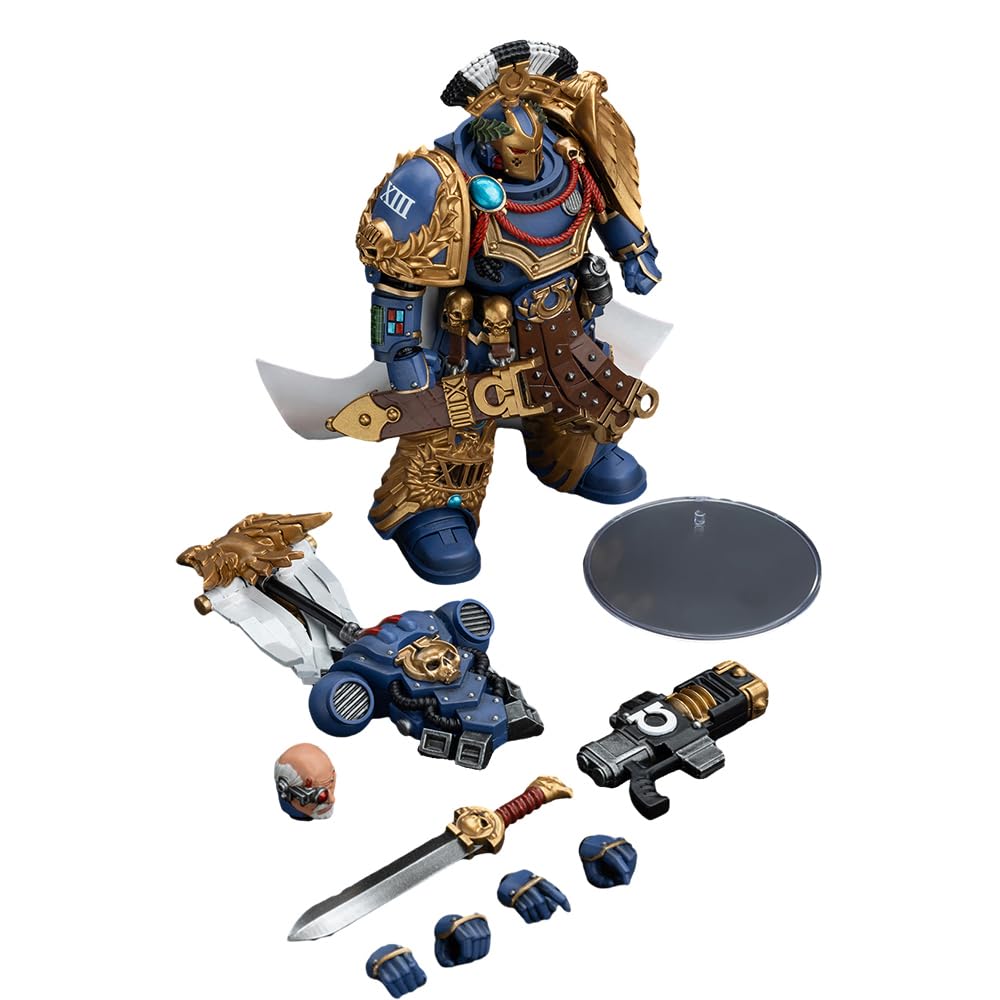 JOYTOY Warhammer Horus Heresy Ultramarines Praetor 1/18 Action Figure – Power Sword & Volkite Serpenta | JT00126